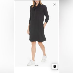 NWT Caslon dark heathered gray sweatshirt dress XXL